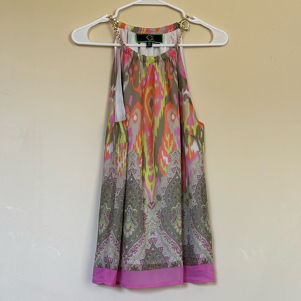 Abstract Halter Top - Picture 2 of 5